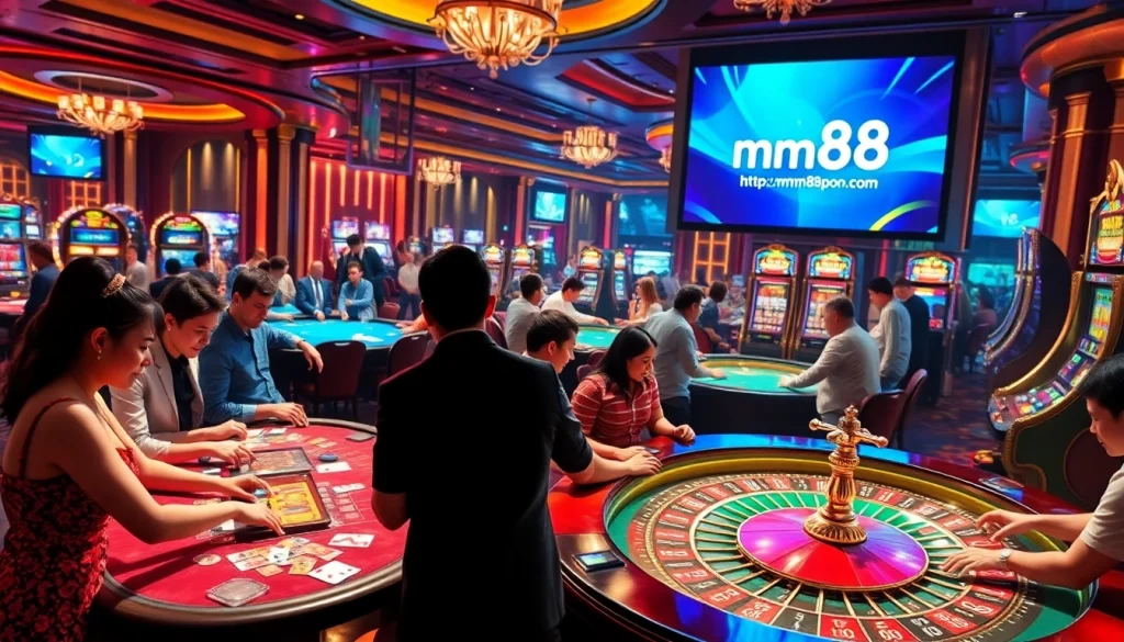 Experience the thrill of winning at https://mm88pro.cn.com with colorful casino tables and engaged players.