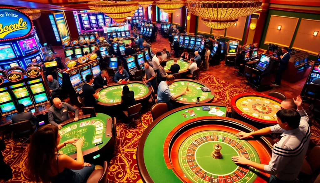 Players enjoy the excitement of casino games, showcasing thrilling action at https://uu88i.tech/ tables with vibrant cards and chips.