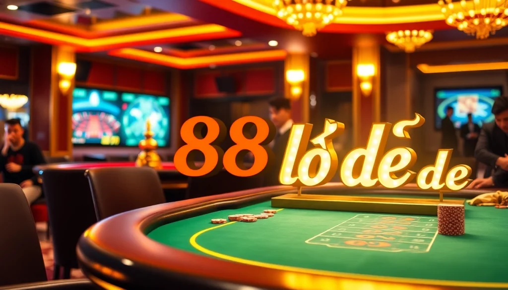 Experience the thrill of red88 lô de with high-stakes poker and luxurious casino atmosphere.
